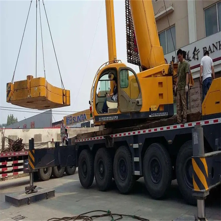 泰顺县当地吊车出租|机器吊装|75吨|工厂搬迁服务